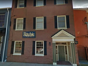Ritchie law office location in downtown Winchester Virginia
