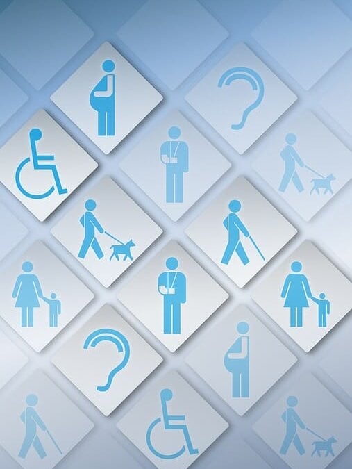 Several accessibility icons.