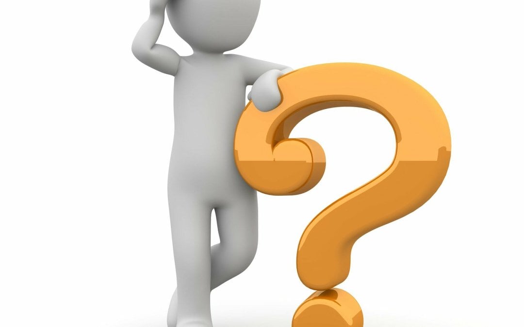 Person with a question mark animation to represent questions related to working while on long-term disability.