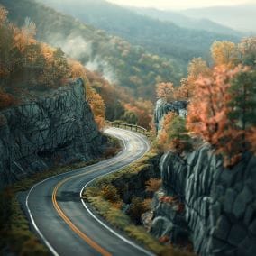 Virginia and West Virginia road